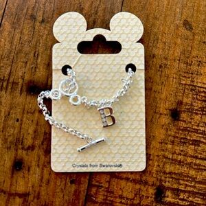 Disney B adjustable bracelet with Swarovski crystals